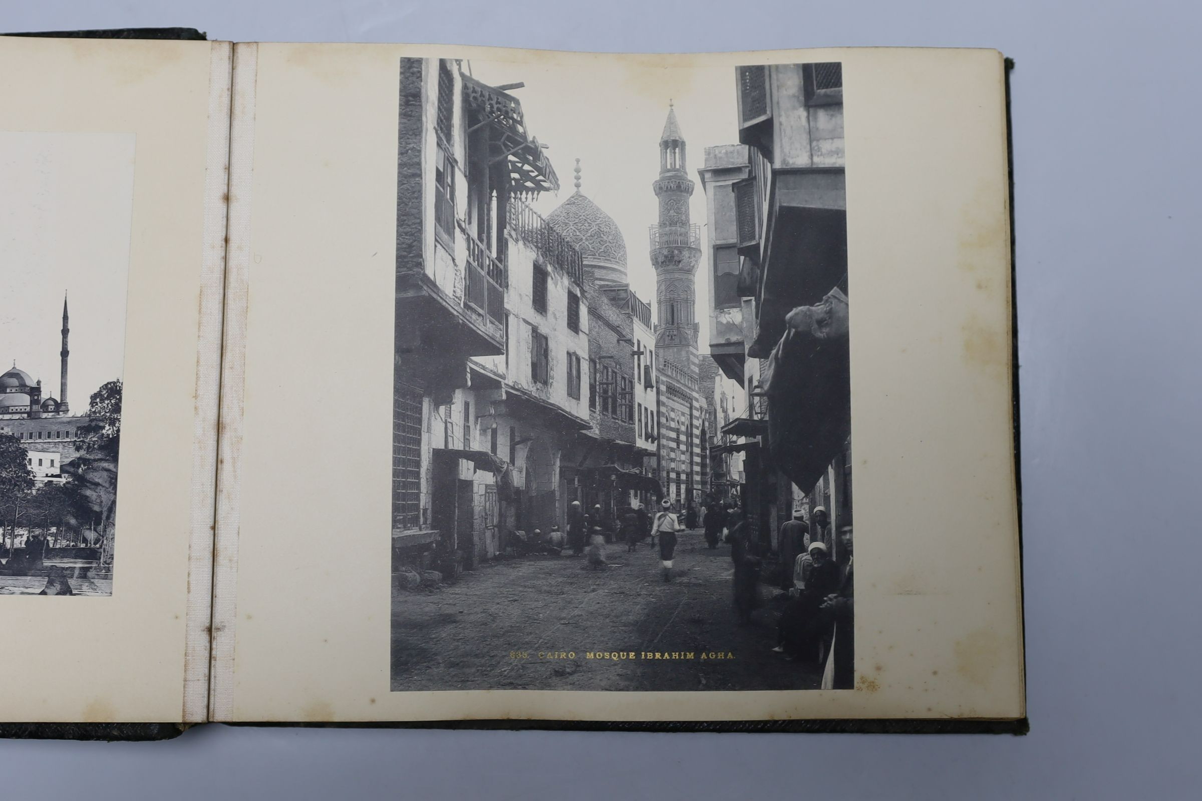 A quantity of various photograph albums relating to the travel’s of the Muir family, to include mostly early 20th century Egypt, Albania, Greece, etc.